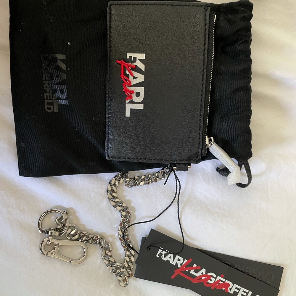 Karl Lagerfeld "Karl X Kaia" Coin Purse/Cardholder